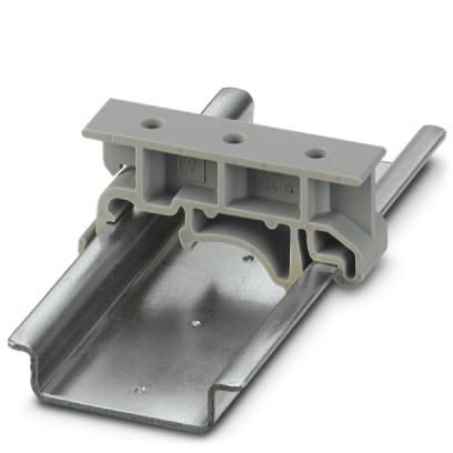 Phoenix Contact Universal DIN Rail Adapter; USA 10; for 35mm or 32mm DIN Rail; M3; Gray